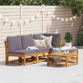 Garden Lounge Set Dark grey
