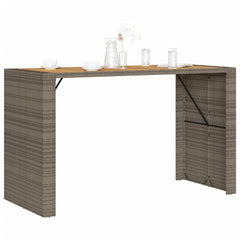 Garden Bar Table Grey
