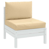Pallet Cushion Melange beige Fabric (100% polyester)
