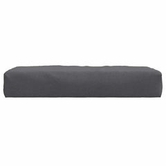 Pallet Cushion Melange Anthracite 100% Polyester