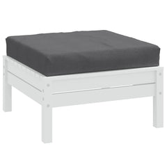 Pallet Cushion Melange Anthracite 100% Polyester