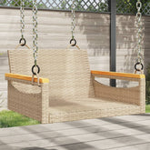 Patio Swing Bench Beige