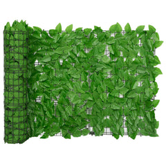 Balcony Privacy Screen Green Polyethylene 236.2 x 29.5 in