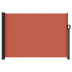 Retractable Side Awning Terracotta 100% Polyester with PU coating