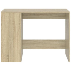 Desk Sonoma Oak Engineered Wood Medium Desk Rectangular