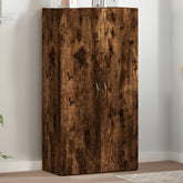 File Cabinet Smoked Oak 23.6x12.6x45.3 Engineered Wood