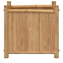 Planter Natural Bamboo Bamboo 15.7 in x 15.7 in x 15.7 in