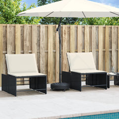 Parasol Base Black Polyethylene Large Parasol Base Round