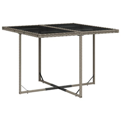 Garden Dining Set Grey, Black, Dark Grey