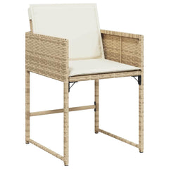 Patio Dining Set Set of 14 Beige