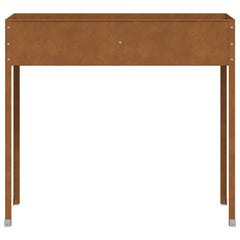 Garden Planter Weathering steel brown Large Decorative Inlays