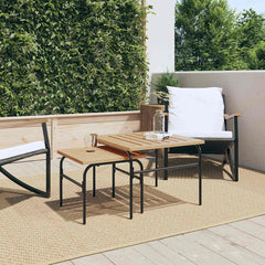 Garden Nest Of Coffee Table Set of 2 Brown and Black
