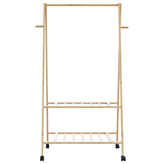 Clothes Rack Natural Bamboo Bamboo Medium Bamboo Clothes Rack
