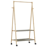 Clothes Rack Bamboo Medium Foldable Bamboo Clothes Rack
