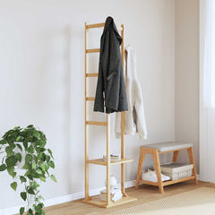 Coat Stand Bamboo Tall and slim Coat Stand Rectangular