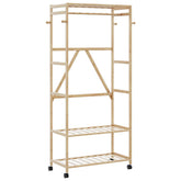 Clothes Rack Bamboo Bamboo with varnished finish Medium