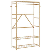 Clothes Rack Bamboo Bamboo with varnished finish Large