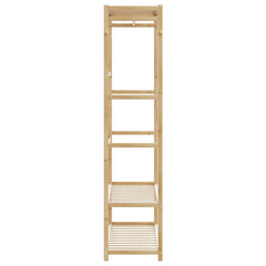 Clothes Rack Bamboo Bamboo with varnished finish Large