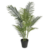 Fake Palm Tree Green Polypropylene, Iron Wire, Cement Medium