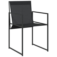 Garden Dining Set Black