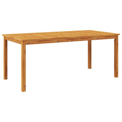 Garden Dining Set Natural Wood Solid Acacia wood 6-seater