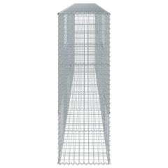 Gabion Basket Silver Galvanized iron Extra Large Durable