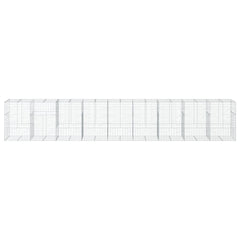 Gabion Basket Silver Galvanized Iron Large