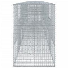 Gabion Basket Silver Galvanized Iron Large