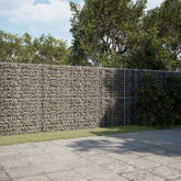 Gabion Basket Silver Galvanized Iron Extra Large Durable