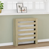 Radiator Cover Sonoma Oak 30.7x7.9x32.3 Engineered Wood