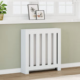 Radiator Cover White 30.7x7.9x32.3 Engineered Wood