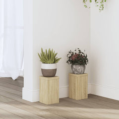 Plant Stand Set of 2 Sonoma oak Engineered wood Small