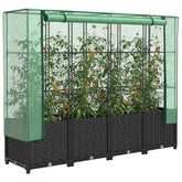 Raised Bed Black, Green Polypropylene (PP), Polyethylene (PE), Iron