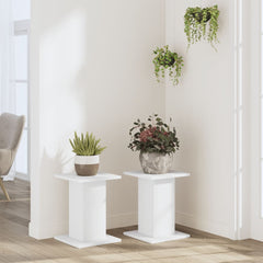 Plant Stand White Engineered wood 11.8 x 11.8 x 15.7 in