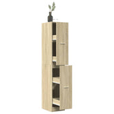 Apothecary Cabinet Sonoma oak Engineered wood Tall