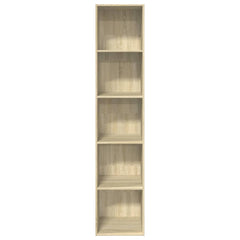 Bookcase Sonoma oak Engineered wood Tall Bookcase Rectangular