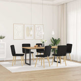 Dining Chair Set of 6 Black
