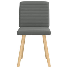 Dining Chair Set of 2 Dark Grey