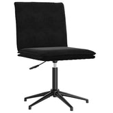 Dining Chair Black Velvet (100% polyester), Plywood, Metal Medium