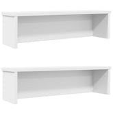 Kitchen Racks Stackable 2 pcs White 23.6x5.9x6.3