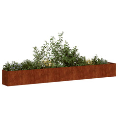 Planter Rusty Weathering Steel Large Durable Planter