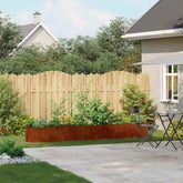 Planter Rusty Weathering Steel Large Durable Planter
