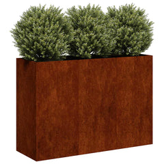 Planter Rusty Weathering steel Large Decorative Inlays Planter