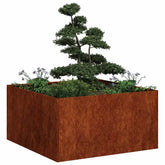Planter Rusty Weathering Steel Large Decorative Inlays Planter