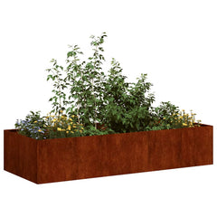 Planter Rusty Weathering Steel Large Decorative Inlays Planter
