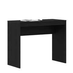 Desk Black Oak Engineered Wood 35.4x15.7x28.3 in Modern Desk