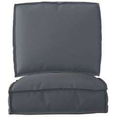 Pallet Cushion Set 2 pcs Anthracite Oxford Fabric