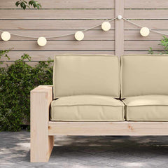 Pallet Cushion Set 2 pcs Beige Oxford Fabric