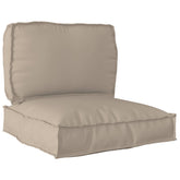 Pallet Cushion Set 2 pcs Taupe Oxford Fabric