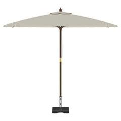 Parasol Base Black 16.14 x 16.14 x 14.57 in Granite
